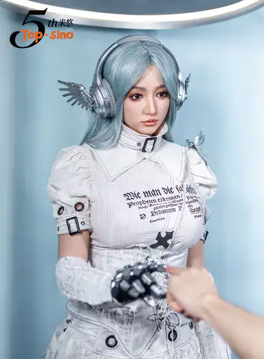 167cm(5.48ft) In A Robot Costume Top-sino ACE Soft-MaxT1D Miyou with Artist Makeup