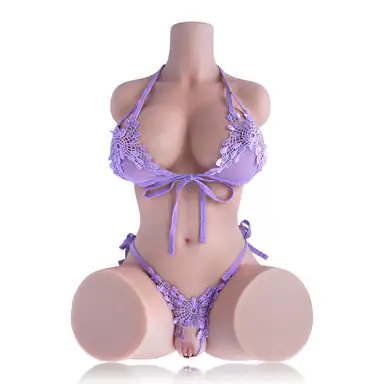 Olivia 14.5kg (32.0lb) Fair Skin Silicone Sex Torso - TANTALY