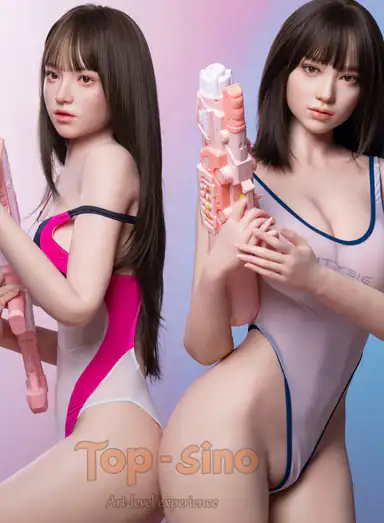 162cm(5.31ft) & 167cm(5.48ft) Sexy in Swimsuit Top-sino “Recreated Series” ACE Soft-Max T37Mimeng & T38 Mimu with Artist Makeup