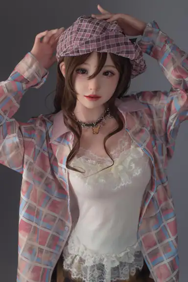 149cm/4ft11 B-cup Silicone – Rina (Real Skin Texture Version)
