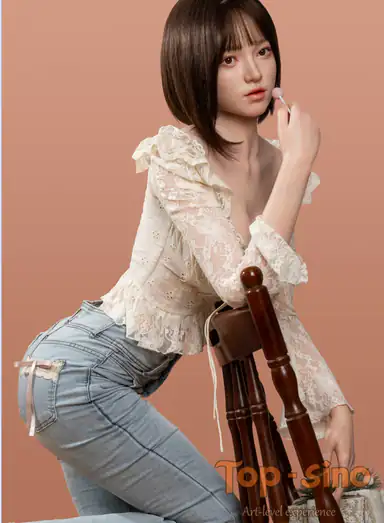 167cm(5.48ft) Lovely in Jeans Top-sino “Recreated Series” ACE Soft-Max T38 Mimu with Artist Makeup