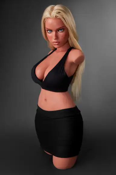 100cm/3ft3 E-cup Ultra Lightweight Silicone Torso – Fiora