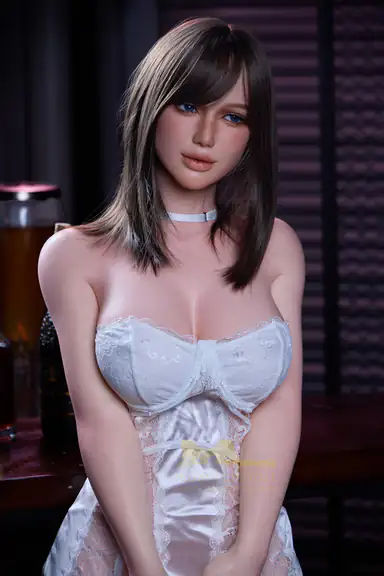 Celine 164cm (5ft4) E-Cup Natural skin seamless neck AIO body Real Life Silicone - IronTech Doll®